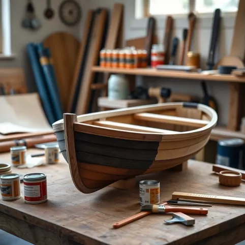 jak wyremontować łódkę
